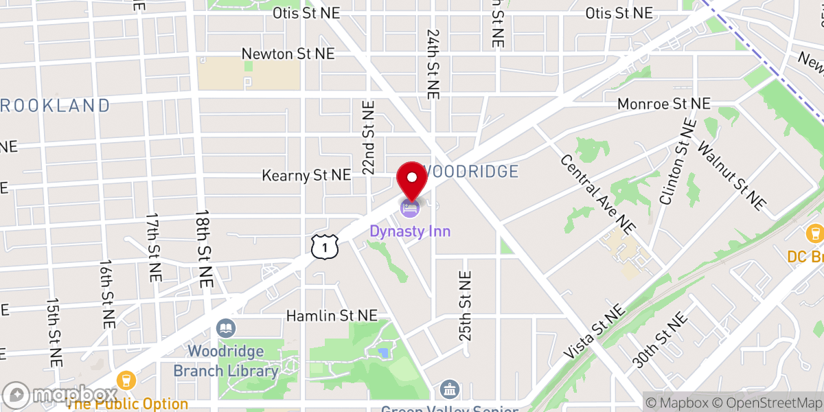 Map showing location of Capitol Temple Church of God in Christ
