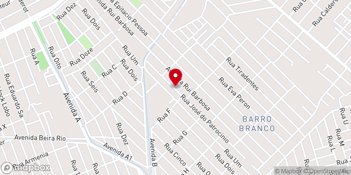 Map showing location of Igreja Batista no Barro Branco