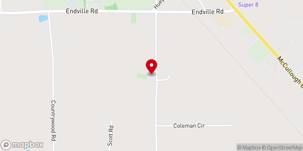 Map showing location of Kimble Chapel