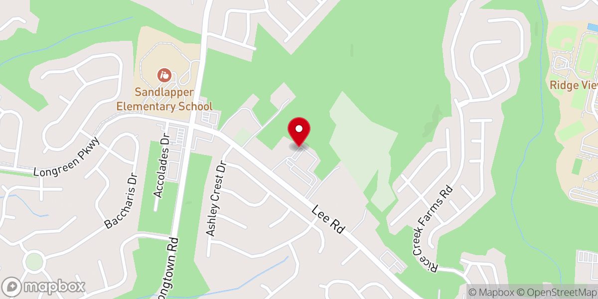 Map showing location of Agape Worship Center International