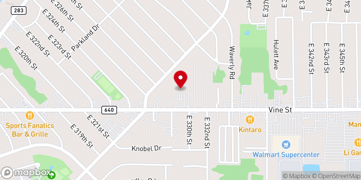 Map showing location of Willow Praise Church