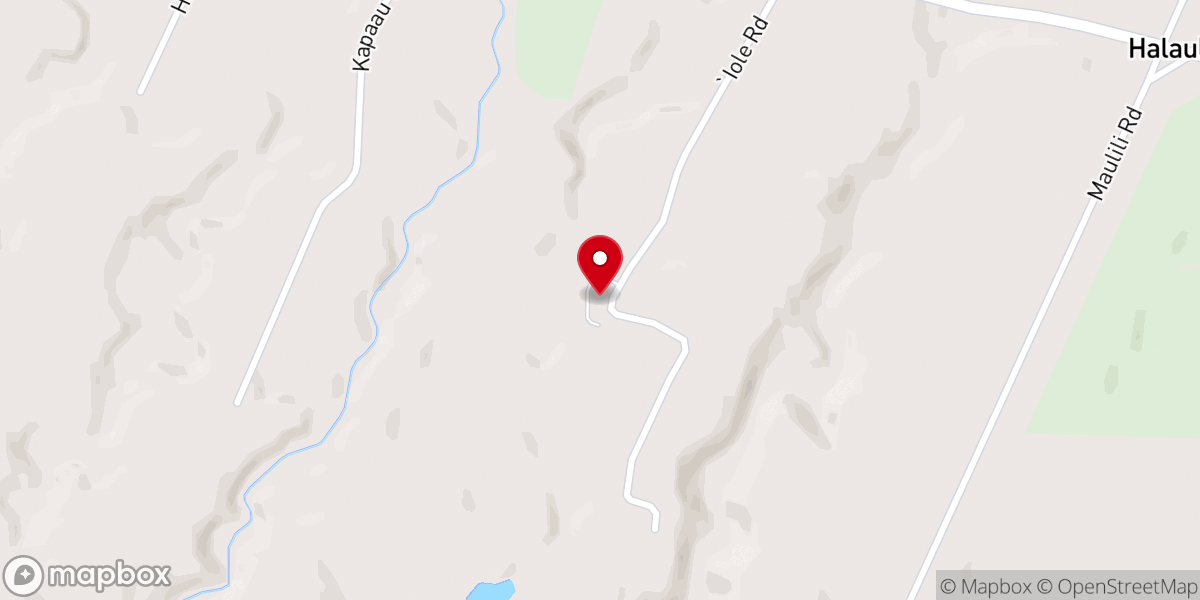 Map showing location of Kalahikiola Congregational Church