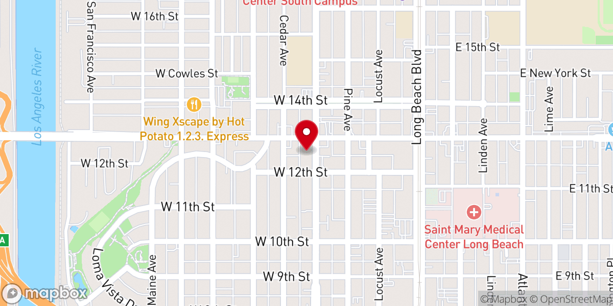 Map showing location of The Universal Church
