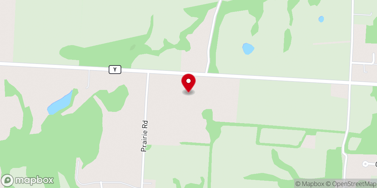 Map showing location of Cornerstone Baptist Church