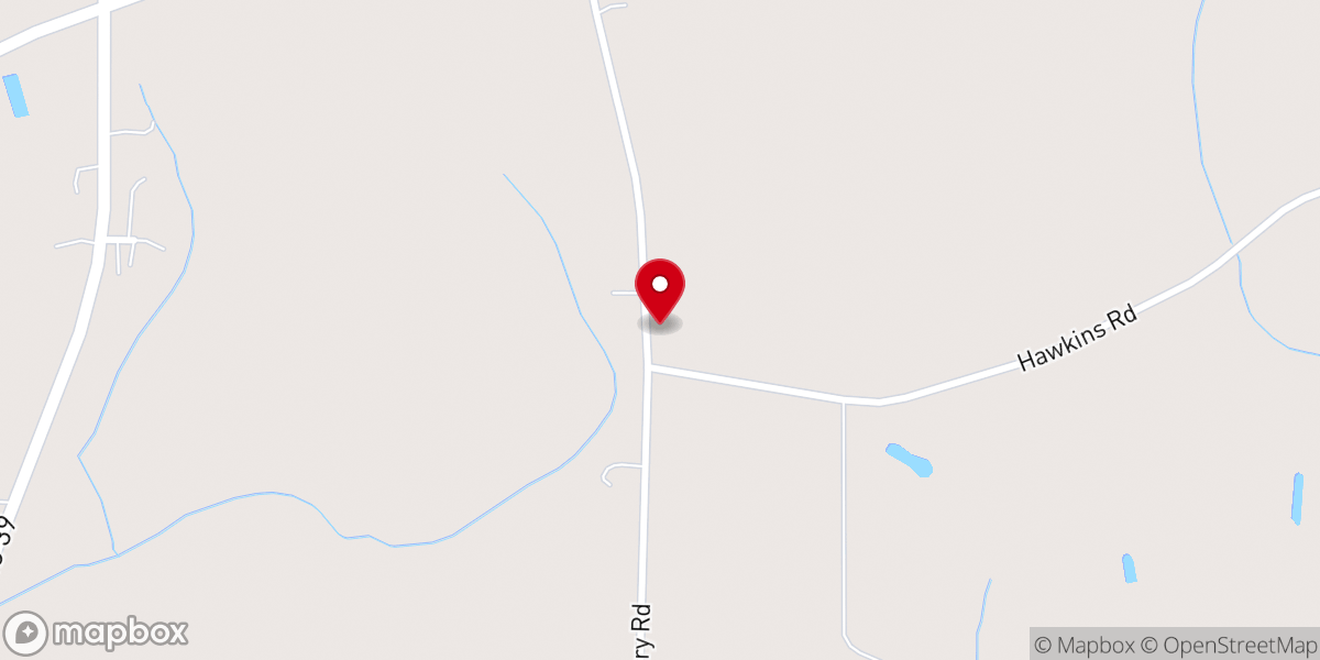 Map showing location of Lee's Chapel A.M.E. Church