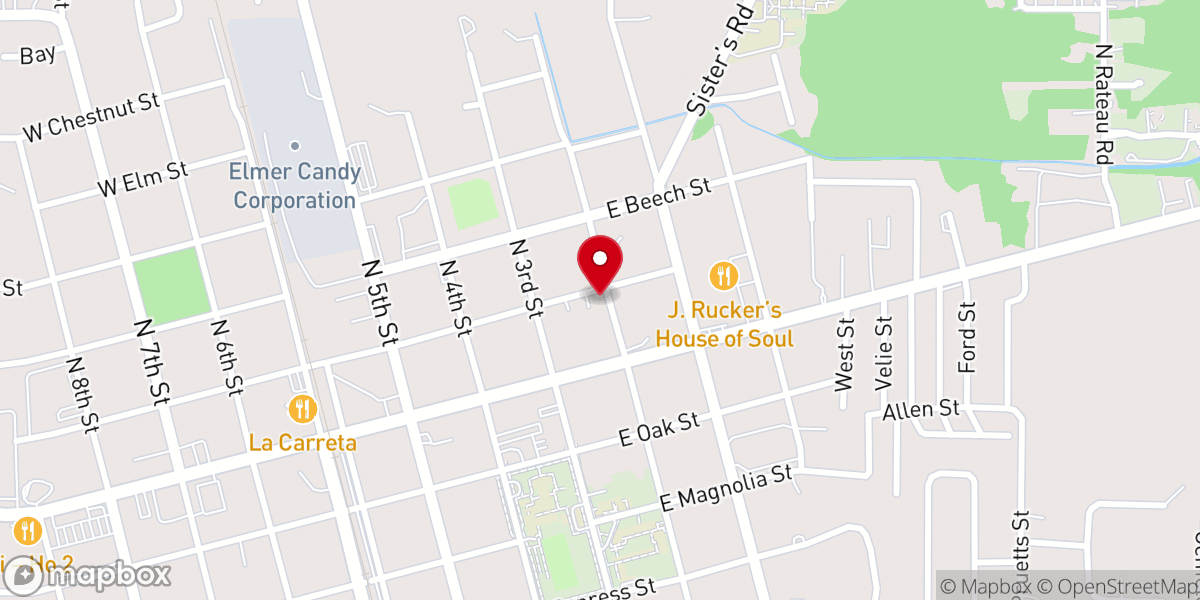 Map showing location of Bible Missionary Church (Wesleyan Holiness)