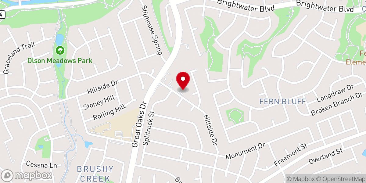 Map showing location of Northwest Chinese Baptist Church