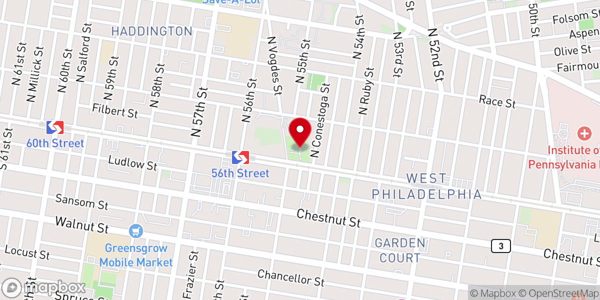 Map showing location of Good Samaritan Evangelistic Church of God in Christ