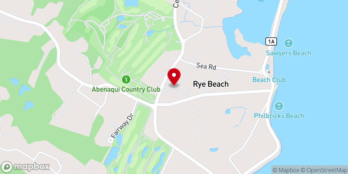Map showing location of St. Theresa Parish