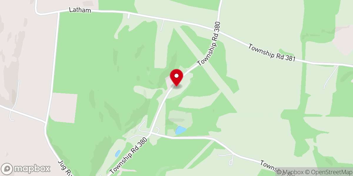 Map showing location of Perry Chapel Baptist Church