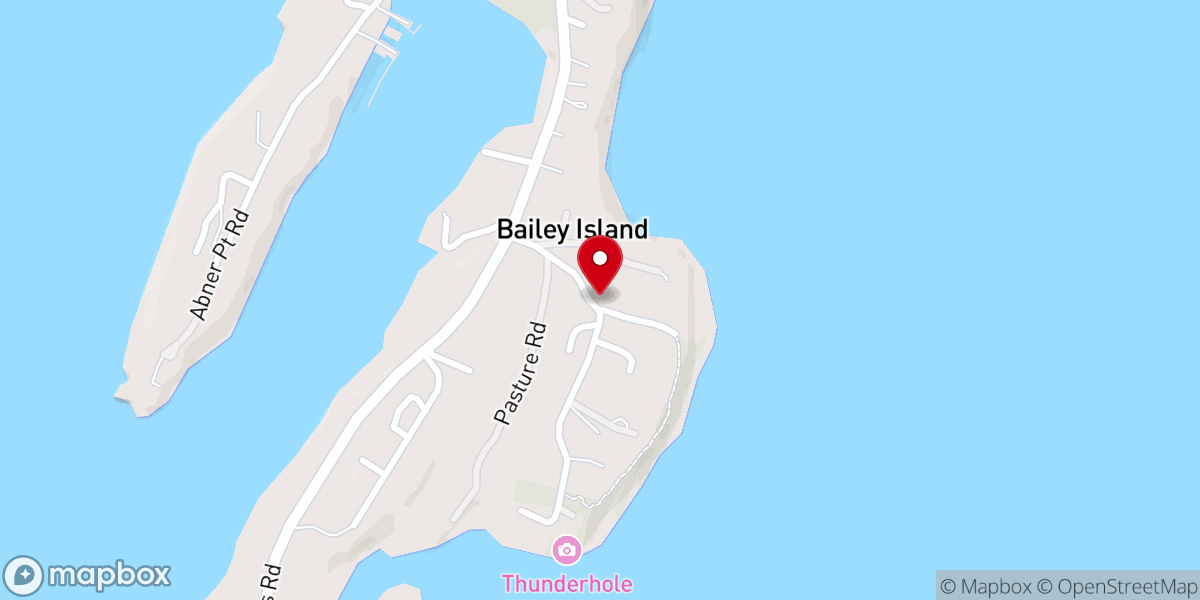 Map showing location of All Saints by-the-Sea Episcopal Chapel