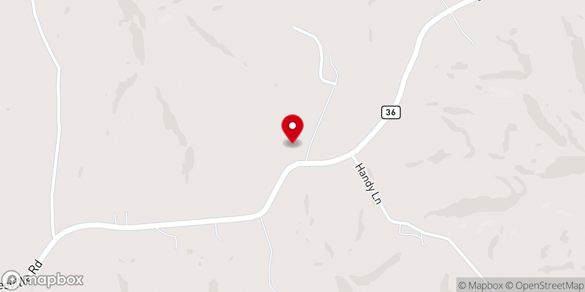 Map showing location of Mount Carmel Church