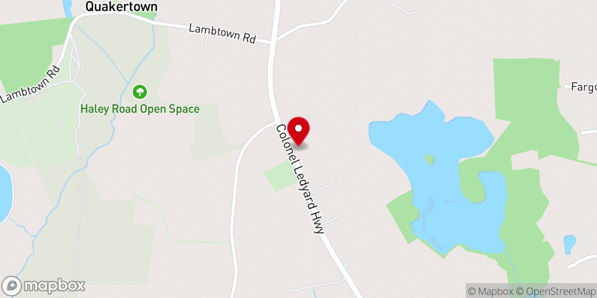Map showing location of Friendship Community Church