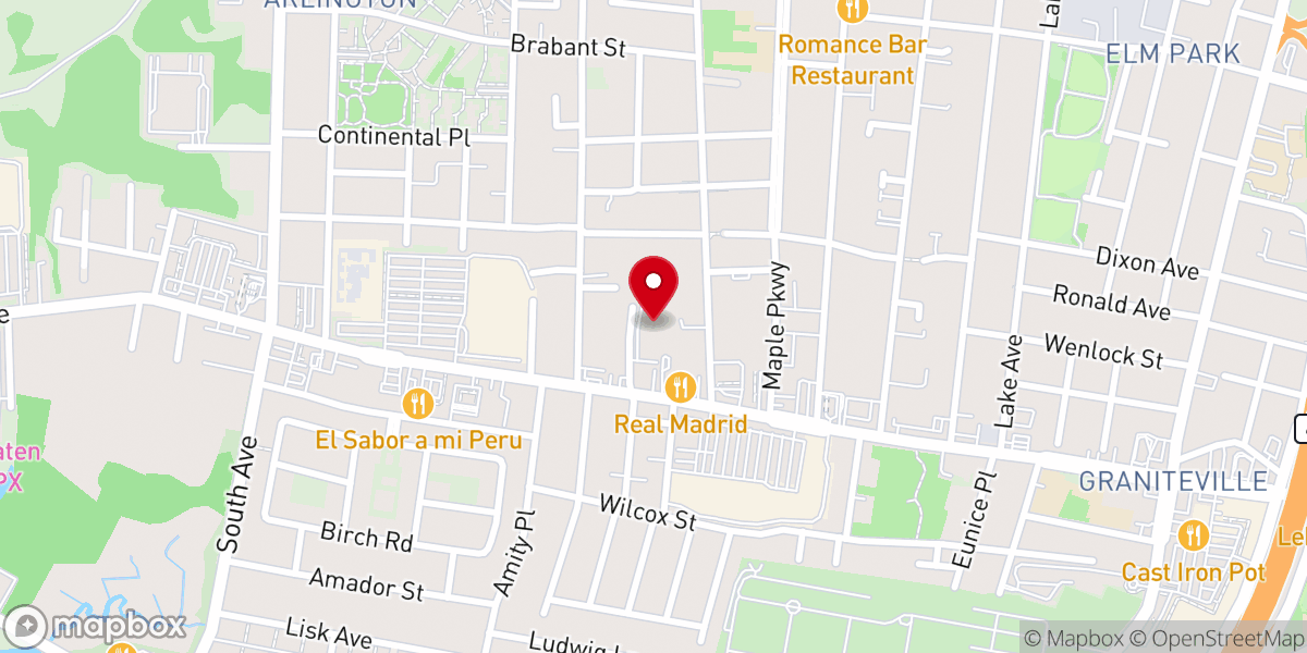 Map showing location of Orthodox Church In America