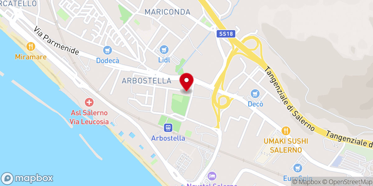 Map showing location of Chiesa di Gesù Risorto