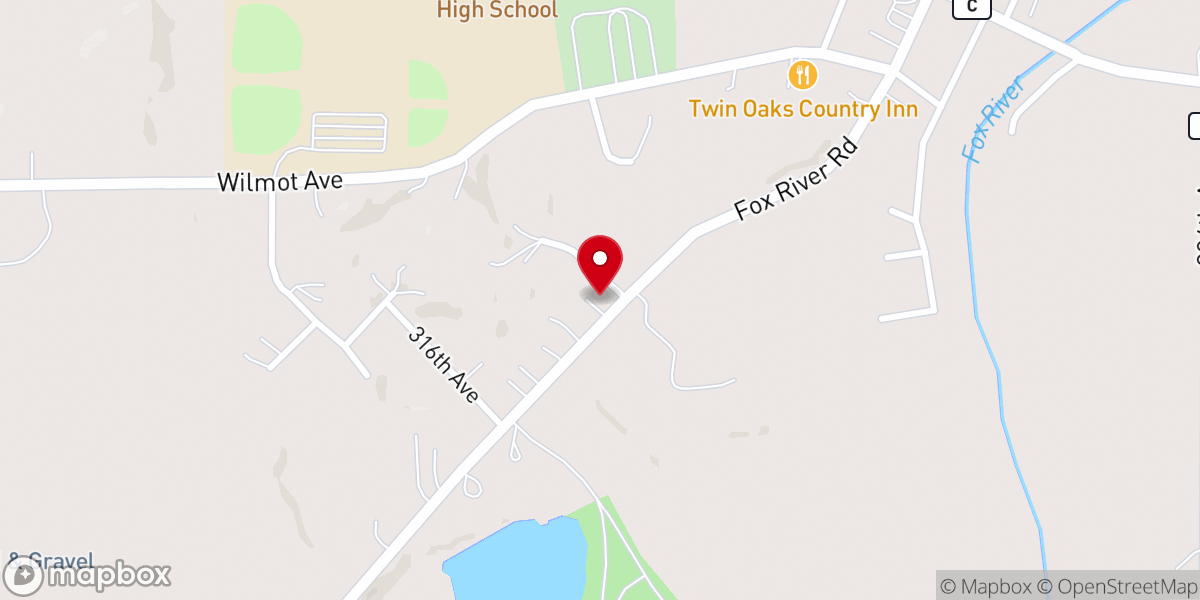 Map showing location of Saint Andrew Anglican Chapel