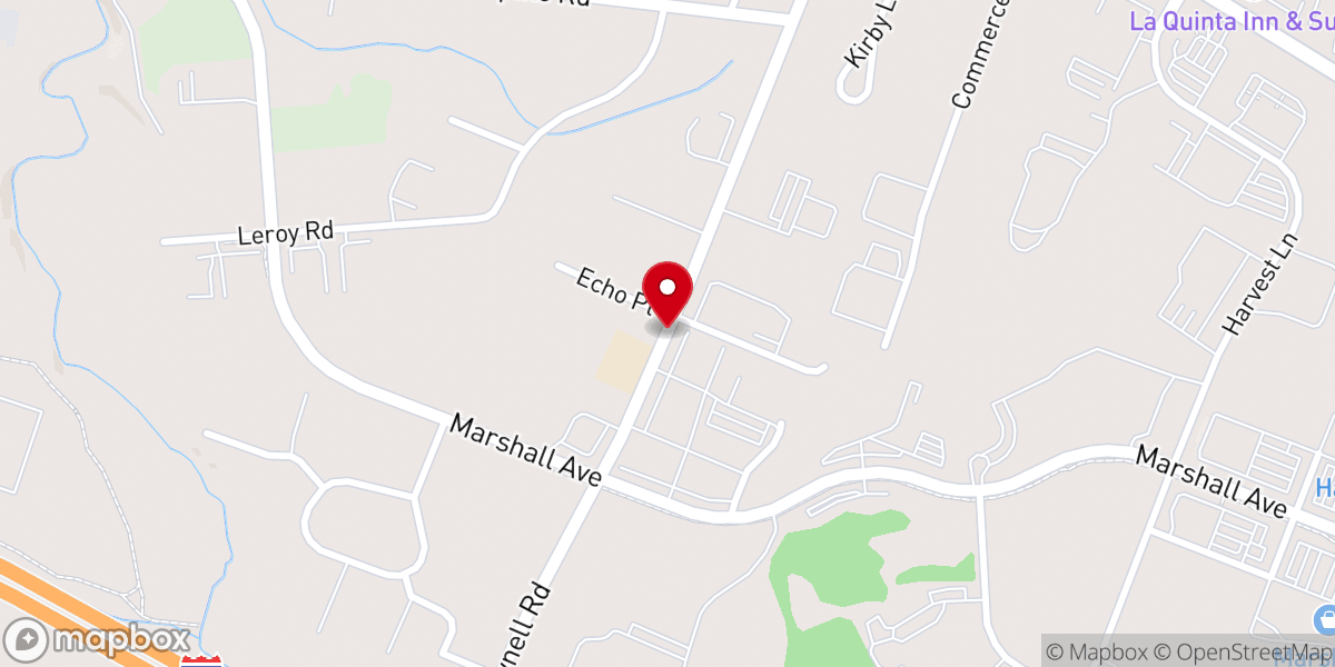 Map showing location of Maranatha Christian Church