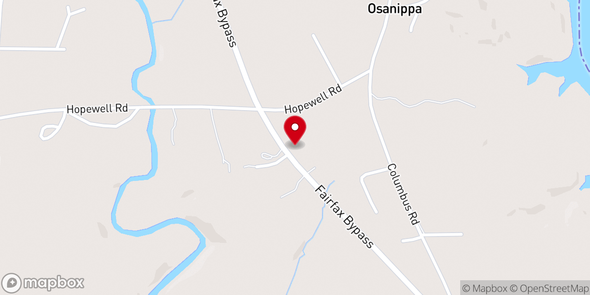 Map showing location of The New Unity Church