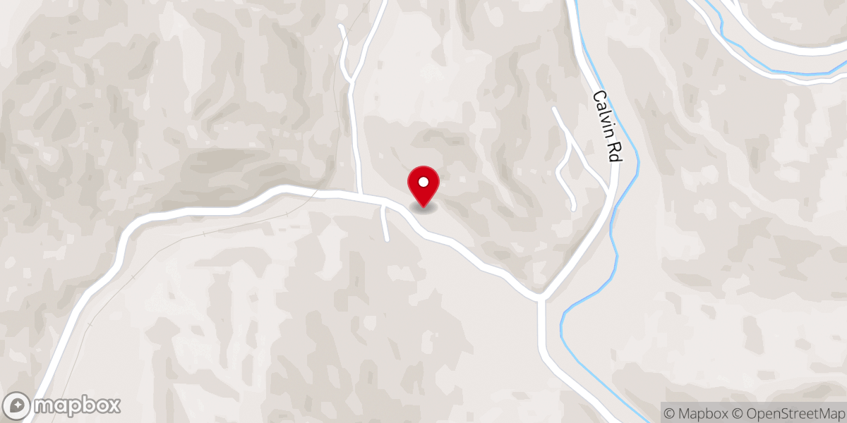 Map showing location of Old Cannon Creek Baptist Church