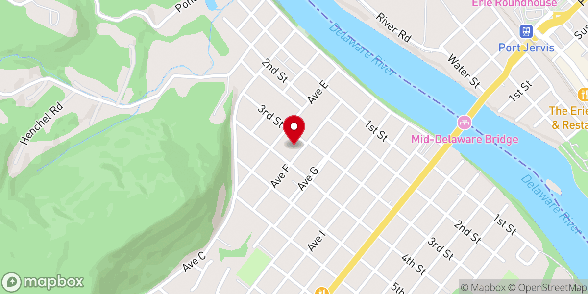 Map showing location of Saint Joseph’s - Matamoras, PA
