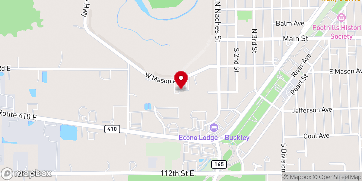 Map showing location of Saint Aloysius Catholic Church