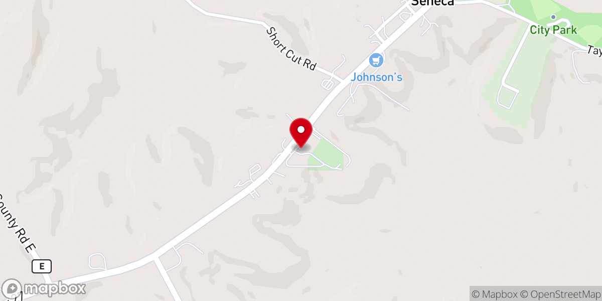 Map showing location of Saint Patrick's Catholic Church and Rectory