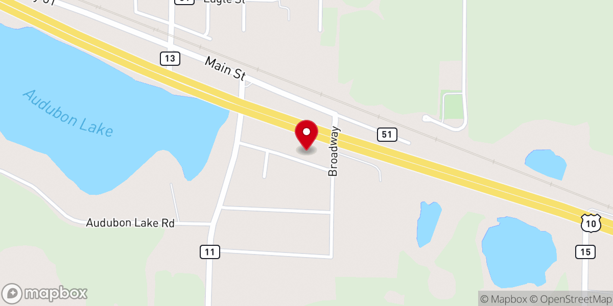 Map showing location of Immanuel Lutheran Church ELS