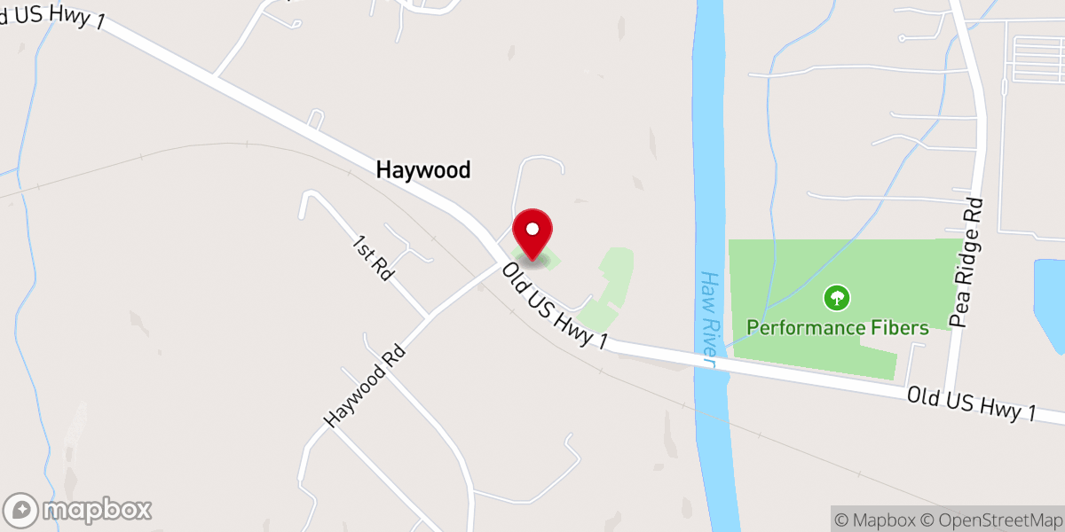 Map showing location of Liberty Chapel Church