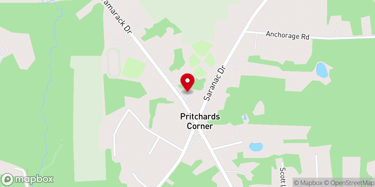Map showing location of South Pymatuning Community Church