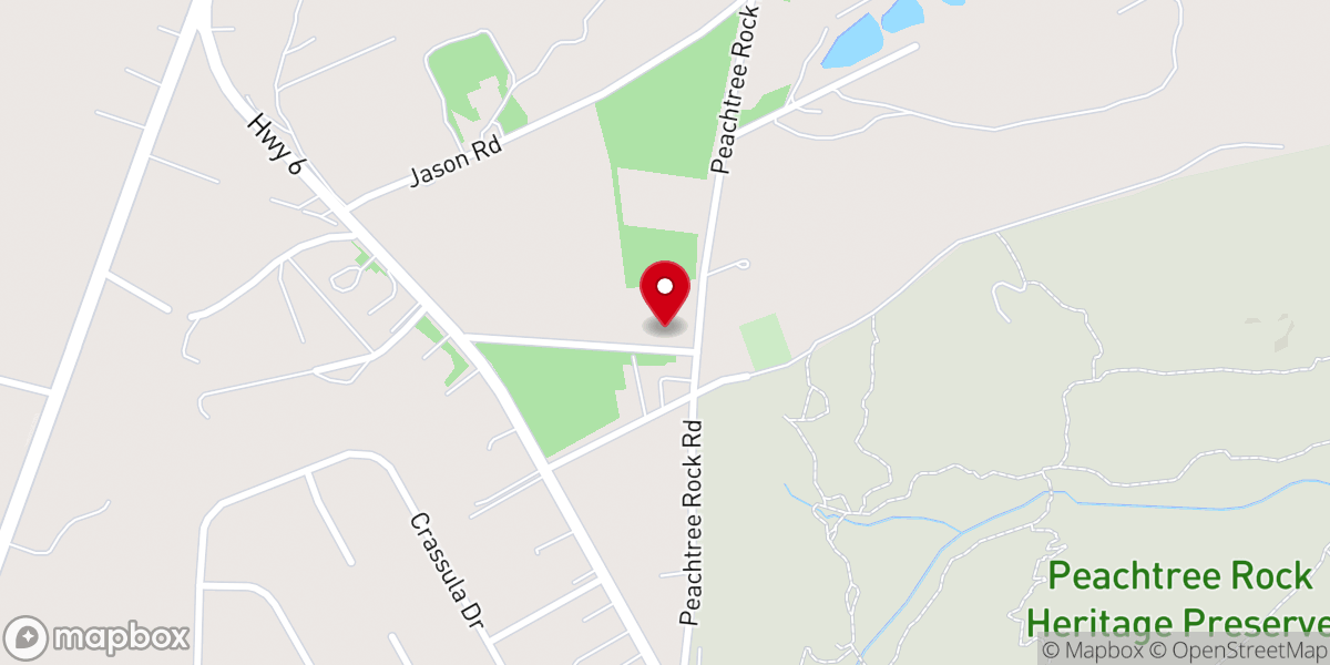 Map showing location of Bethel Independent Church