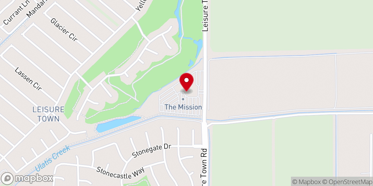 Map showing location of The Mission