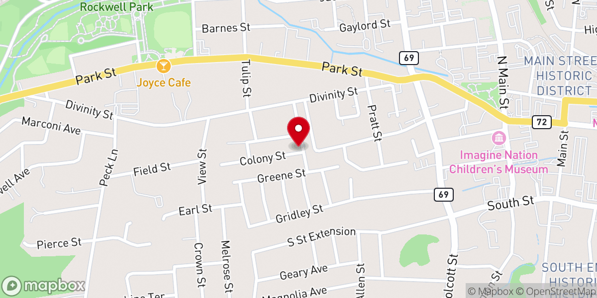 Map showing location of One Accord Ministry