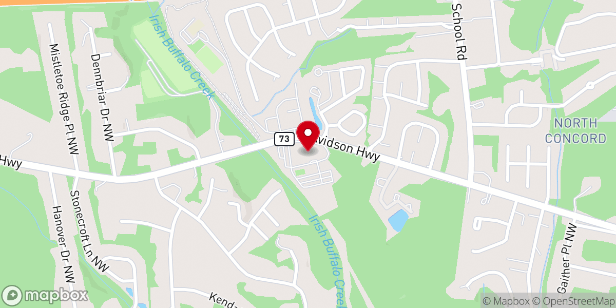 Map showing location of Connect Christian Church