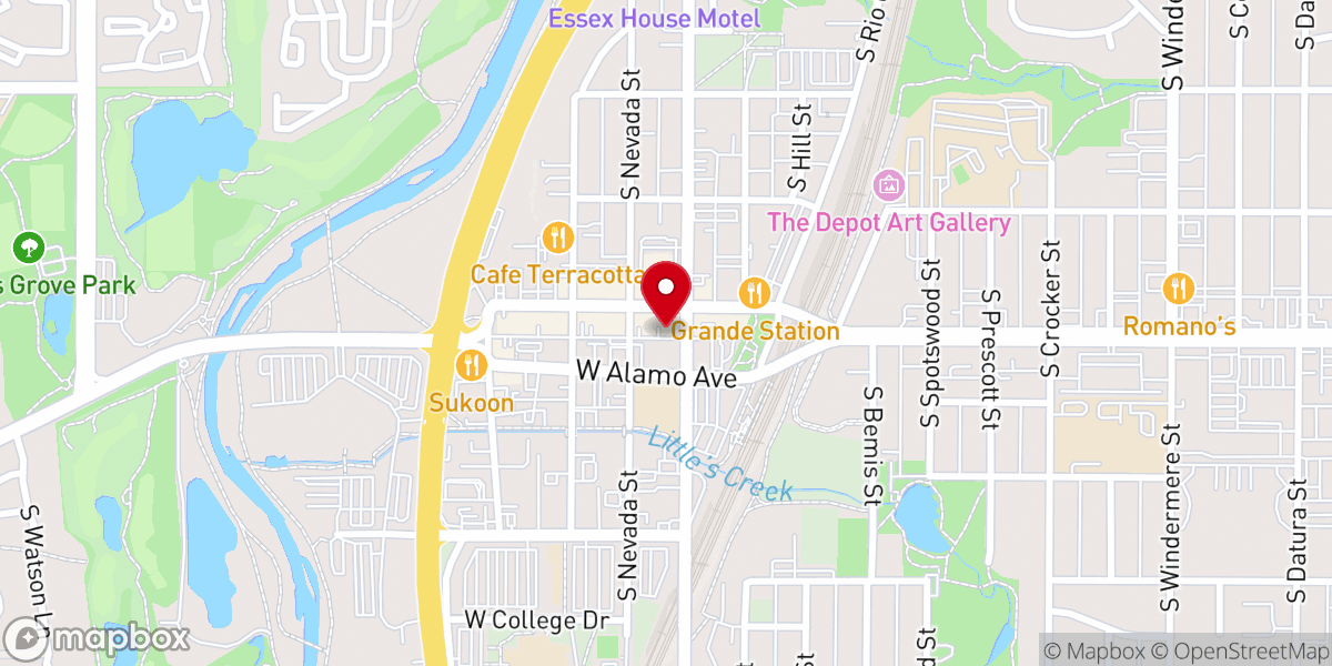 Map showing location of Light Heart Ministries