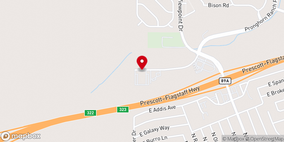 Map showing location of Prescott Valley Stake
