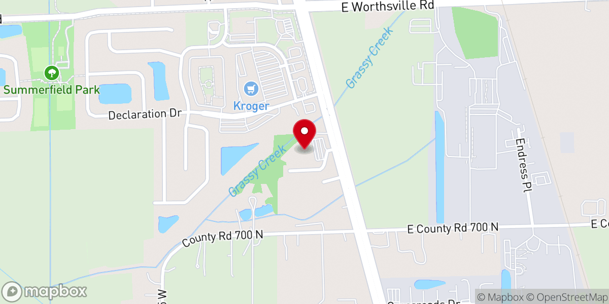 Map showing location of Life Change Church
