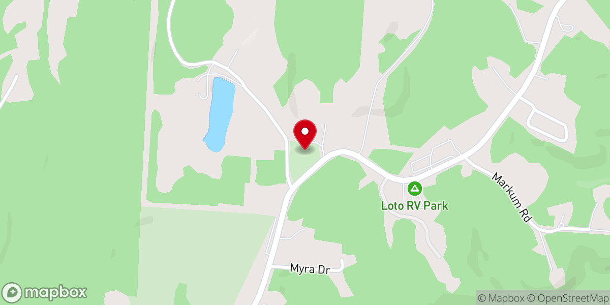 Map showing location of Saint Patricks Church