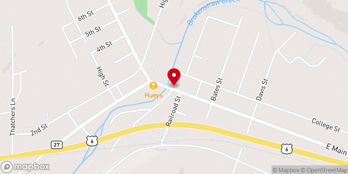 Map showing location of Youngsville Branch Fellowship Church & Restore