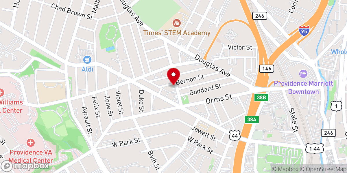 Map showing location of The Holy Order of Cherubim & Seraphim Movement Church (Love Divine #1)