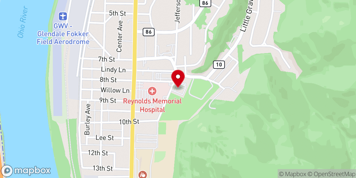 Map showing location of Saint Jude Church Parish Hall