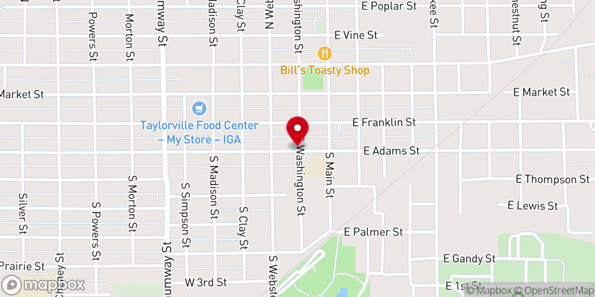 Map showing location of Evangelical Free Church