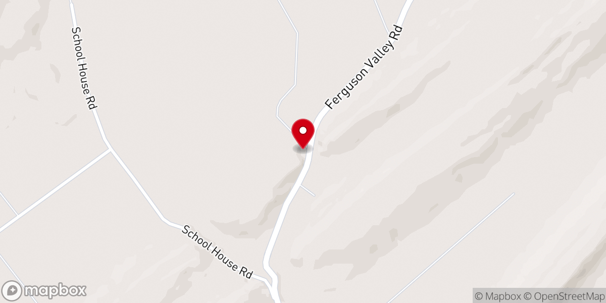 Map showing location of Spring Run Church of The Brethren