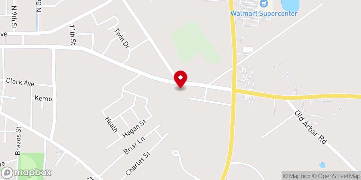 Map showing location of Eastgate Family Church