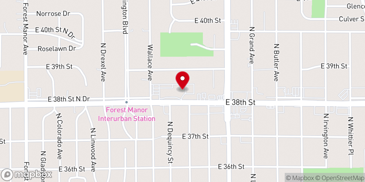 Map showing location of The Christian Reformed Church