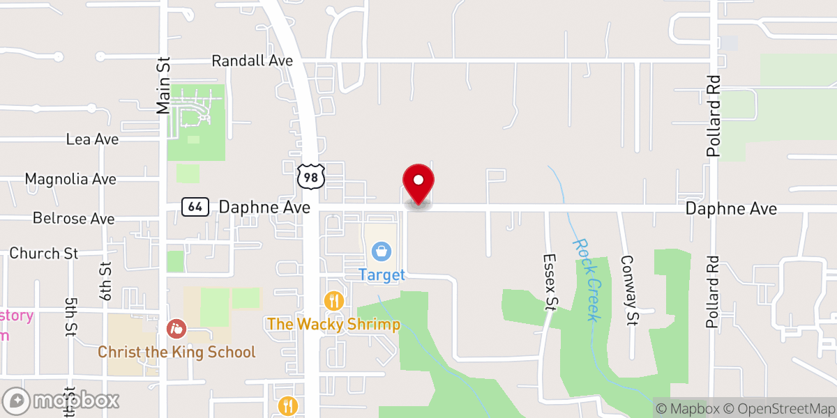 Map showing location of John Kilpatrick Ministries