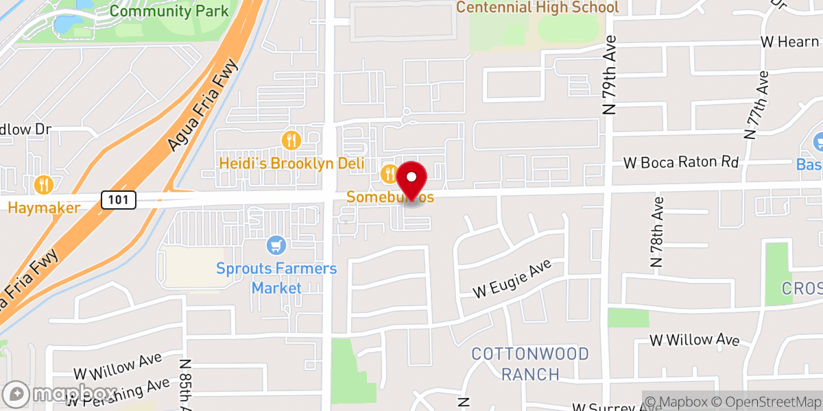 Map showing location of New Life Community Church