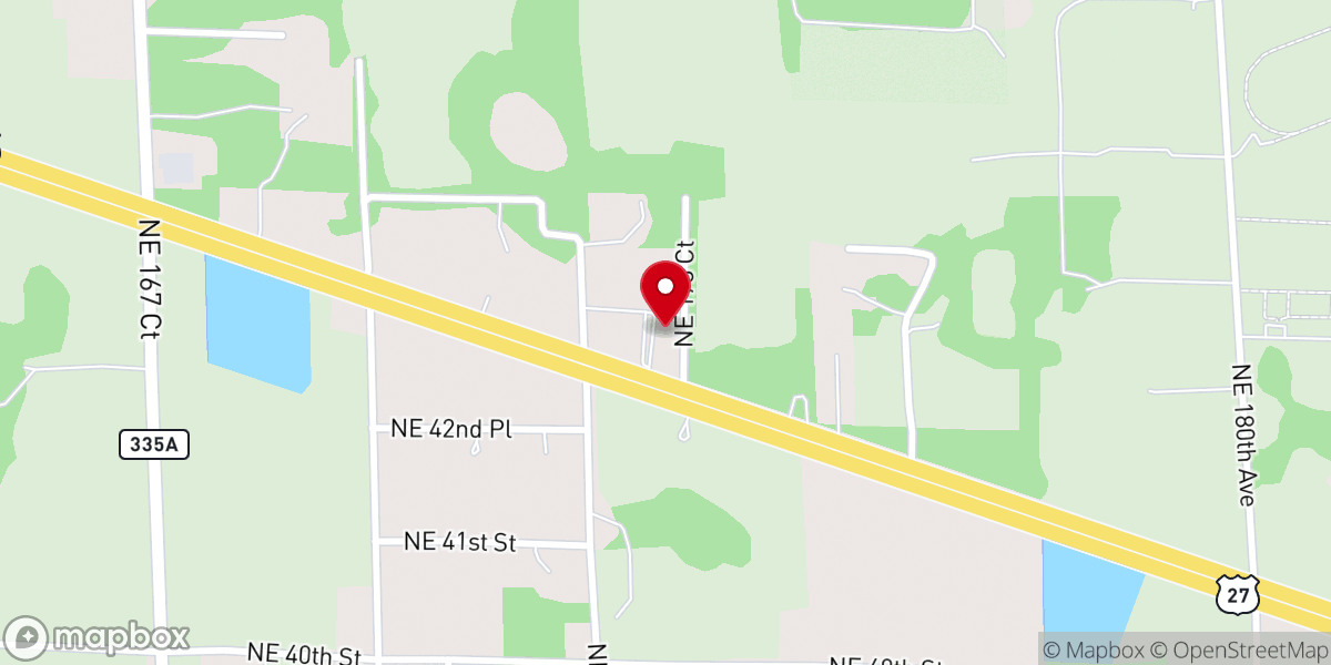 Map showing location of Holy Family Catholic Church-Williston