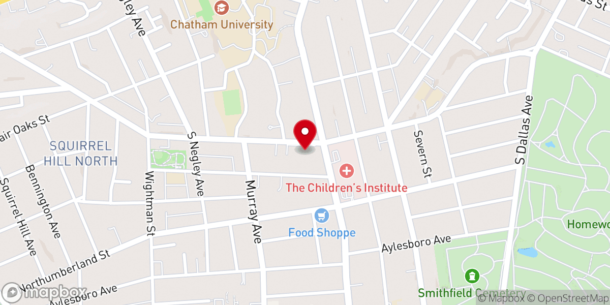 Map showing location of Tree of Life Or L'Simcha Congregation