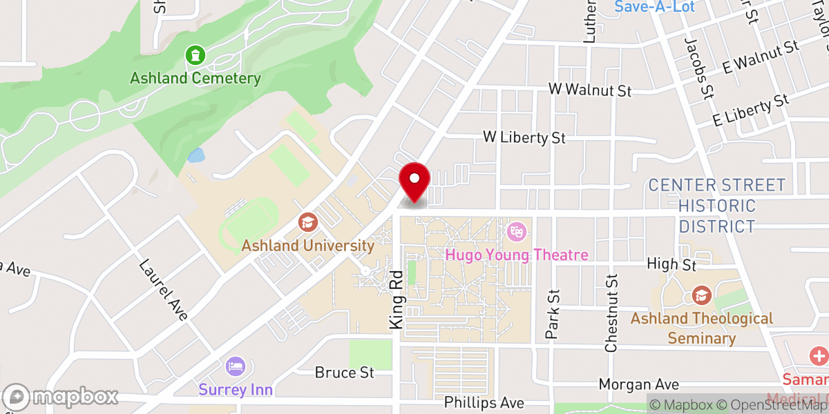 Map showing location of The Well