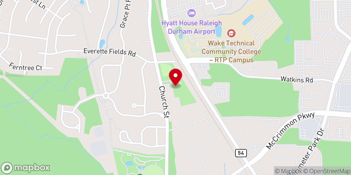 Map showing location of Shiloh Park